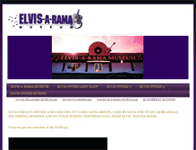 Tablet Screenshot of elvisaramamuseum.com